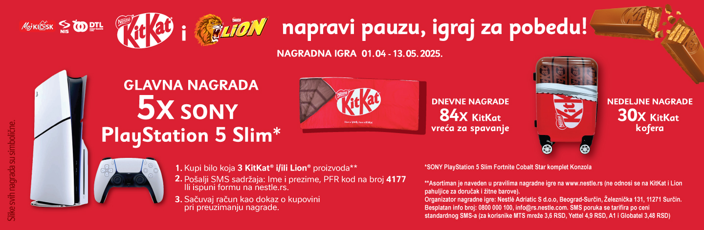 KitKat & Lion – napravi pauzu, igraj za pobedu!