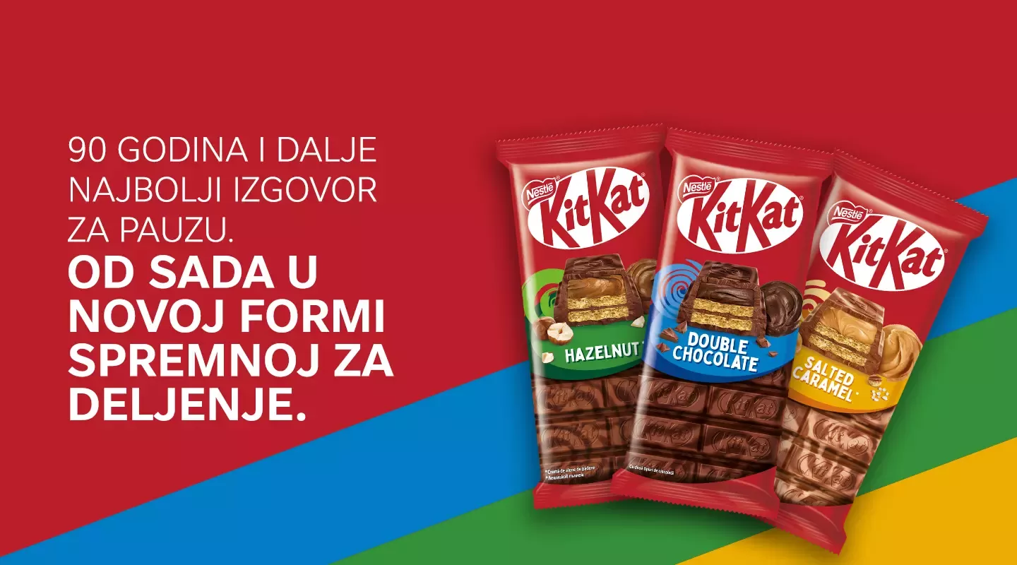 PUT OD ŠTANGLICE DO TABLE: Nova KitKat čokolada stigla u Srbiju