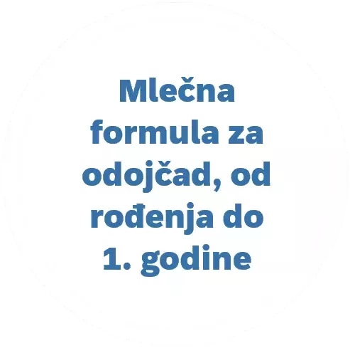 Mlečna formula za odojčad, od rođenja do 1. godine, logo