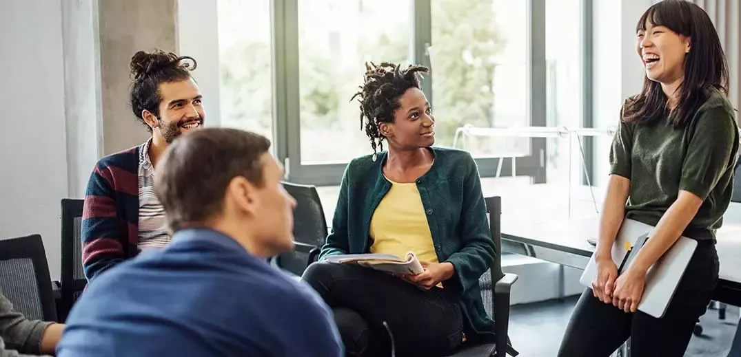 Meeting colleagues